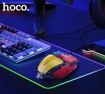 Мышь игровая проводная Hoco DI55 цвет: черный