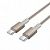 Дата-кабель Hoco X119 Type-C to Type-C (60W,нейлон,1 м) цвет: золото