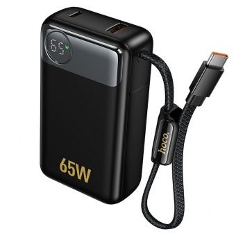 Внешний аккумулятор Hoco Q53  12 000 mAh (PD65W для ноутбука) цвет: черный 