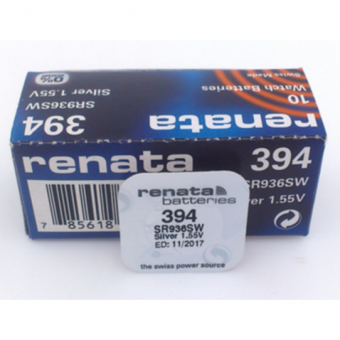 Батарейки часовые RENATA R394 1 шт./блистер