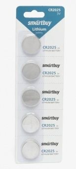 Литиевые батарейки SMARTBUY CR2025/5B