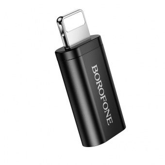Адаптер Borofone BV26A IP - Type-C цвет: черный   