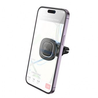 Автодержатель Hoco H72 магнитный круглый на панель,липучка цвет: Чёрный