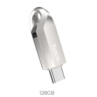 USB+Type-C флэш-диск HOCO 2в1 128Gb UD8 USB3.0 корпус металл