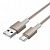 Дата-кабель Hoco X119 Type-C (нейлон 1м., 3 A) цвет: золото