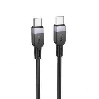 Дата-кабель Hoco X109 Type-C to Type-C (силиконовый, 60W, 2 м) цвет: черный 