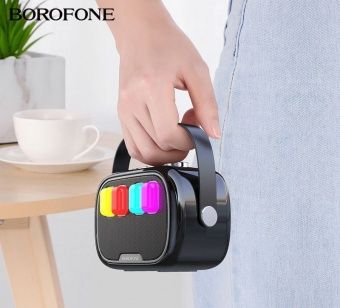 Беспроводная колонка Borofone DR10 (1200 mAh,5W) цвет: черный