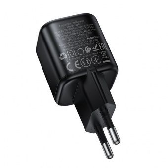 Сетевое зарядное устройство Hoco N84 Gan (PD45W)  цвет: черный