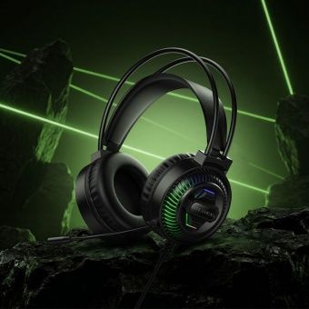 Наушники Hoco W118 полноразмерные игровые цвет: черный