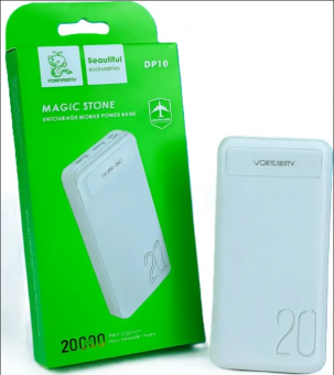 Внешний аккумулятор VDENMENV DP10 20000mAh цвет: белый