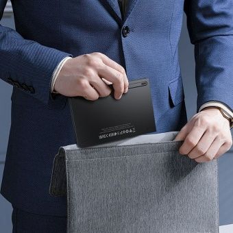 Клавиатура беспроводная Hoco GM71  (мини размер,складная) цвет: черный