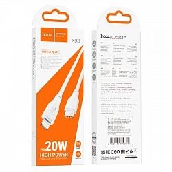 Дата-кабель Hoco X93 Type-C to Lightning (20W, 1 м) Дата-кабель Hoco X93 Type-C to Lightning (20W, 1 м)