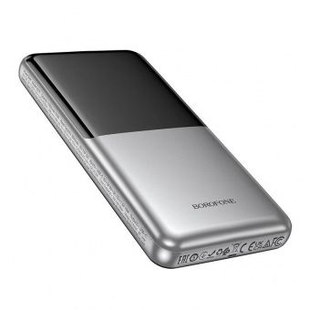 Внешний аккумулятор Borofone BJ75  10000mAh цвет: серебро