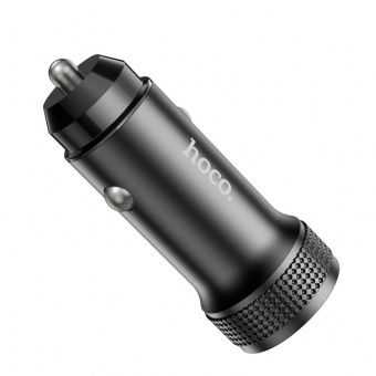 Автомобильное ЗУ Hoco Z49A (USB: QC3.0) цвет: черный
