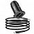Автомобильное ЗУ Hoco NZ4 (2 USB:5V/2.4A,общий выход 5V/4.8A+кабель Micro) цвет: черный