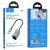 Адаптер Hoco UA48 USB в RJ45 интернет 100 Mbps цвет: металлик Адаптер Hoco UA48 USB в RJ45 интернет 100 Mbps цвет: металлик