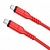 Дата-кабель Hoco X59 Type-C to Type-C (60W,1 м, 3A,нейлон) цвет: красный