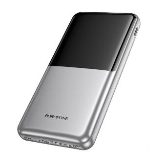 Внешний аккумулятор Borofone BJ75  10000mAh цвет: серебро