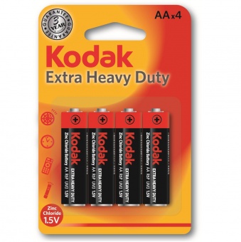 Батарейки Kodak Extra Heavy Duty R6/4BL AA