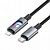 Дата-кабель Hoco U144 Type-C to Lightning (PD27W,нейлон,подсветка,1,2 м) цвет: черный 