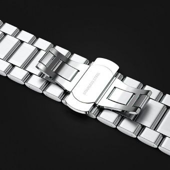 Ремешок для часов Hoco WH13 (стальной, пять бусин 22mm) цвет: серебро