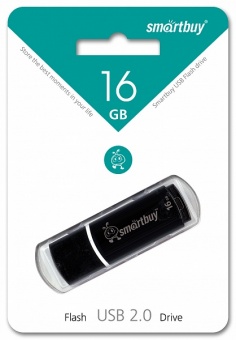 USB-накопитель Smartbuy 16GB Crown series, цвет чёрный