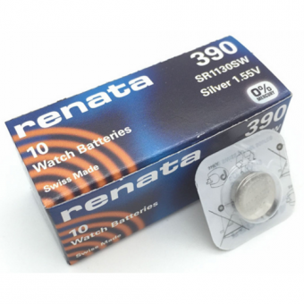 Батарейки часовые RENATA R390 1 шт./блистер