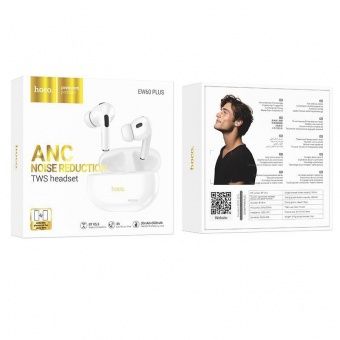 Беспроводные наушники Hoco EW60 Plus ANC TWS цвет: белый