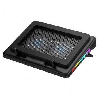 Настольная подставка для ноутбука Hoco GA7 охлаждающая, RGB цвет: черный 