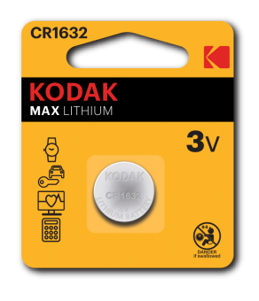 Литиевые батарейки Kodak Lithium CR1632/1BP