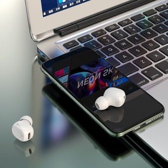 Bluetooth-гарнитура BOROFONE BC28 цвет: белый