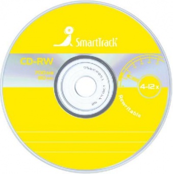 Диск CD-RW Smart Track 80min 4-12x CB-50