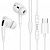 Наушники Hoco M1 EarPods Pro с микрофоном,проводные штекер Type-C цвет: белый