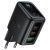 Сетевое зарядное устройство Hoco N79 (PD65W(2C1A + дисплей)  цвет: черный  