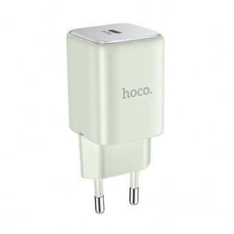 Сетевое зарядное устройство Hoco N43 (PD30W Type-C) цвет: нежный зеленый 