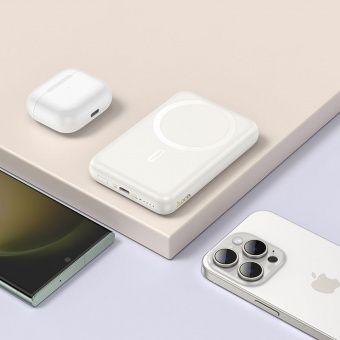 Внешний аккумулятор Hoco J141  10000 mAh (PD20W,MagSafe) цвет: белый