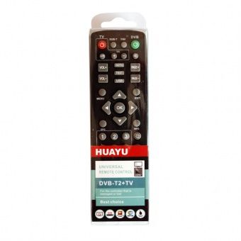 Пульт универсальный Huayu для приставок DVB-T2+2 (серия HOB1212)