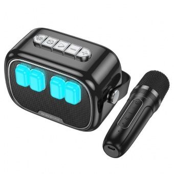 Беспроводная колонка Borofone DR10 (1200 mAh,5W) цвет: черный