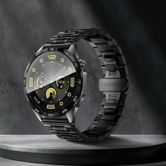 Ремешок для часов Hoco WH13 (стальной, пять бусин 22mm) цвет: черный