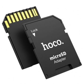 Адаптер для SD карты Hoco HB22, цвет:черный