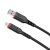 Дата-кабель Hoco X59 Micro (3 м, 2.4 A,нейлон) цвет: черный